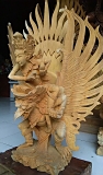 木彫置物ガルーダとウイシュヌ神